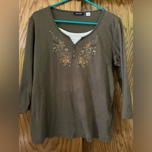 Large Green Two-Piece Long Sleeve (Large)